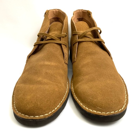 Polo Ralph Lauren Chukka Boots 12 Brown Suede Lace Up Men’s - Picture 8 of 11